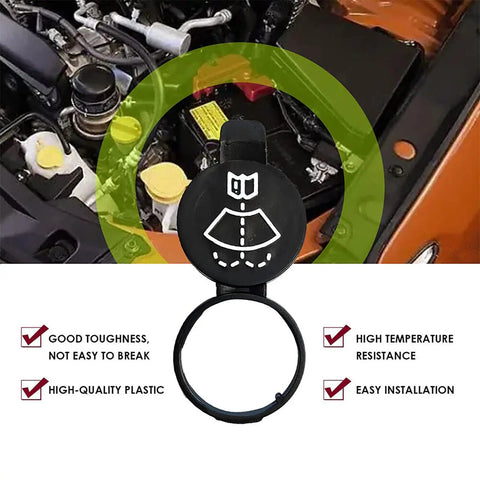 No Brainer Direct Replacement Windshield Wiper Washer Fluid Reservoir Cap Cover For Chevrolet, Buick, Cadillac, GMC OE 13227300 Compatible