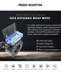 Rugged Workhorse Water Flow Meter With Clamp On Transducers And LCD Display For Precise Ultrasonic Flow Measurement IP68 waterproof