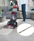 Person using ProHeat 2X Revolution with 3 Pack Bare Floor Tool Replacement Nozzle For ProHeat 2X Revolution Pet Upright Carpet Cleaners.