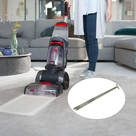 Person using ProHeat 2X Revolution with 3 Pack Bare Floor Tool Replacement Nozzle For ProHeat 2X Revolution Pet Upright Carpet Cleaners.