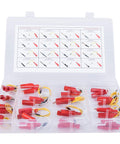 16 Piece Electrical Test Lead Kit With Terminal Adapters And Cables, Model 5299367 Circuit Connector Set in open case