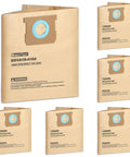 Six Pack Disposable Dust Filter Bags For 5 To 8 Gallon Wet Dry Vacuums Fits DEWALT Models Like DXV08S And Related Vacs display