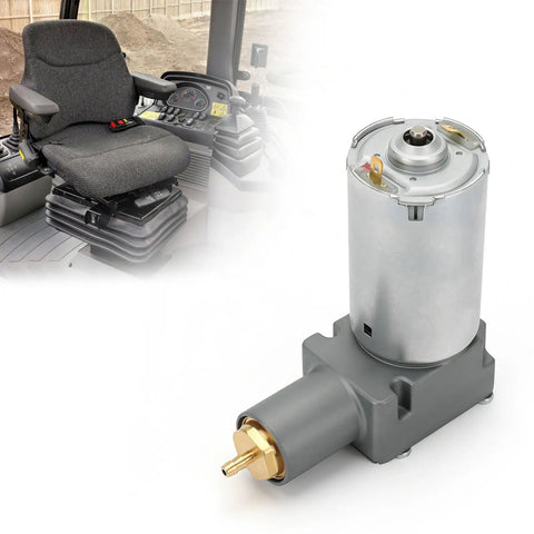 Heavy Duty 12V Air Ride Seat Compressor Fits Grammer Chicago Maximo Actimo MSG93 MSG95 MSG97 Primo Compacto GR1220254 unit with motor.