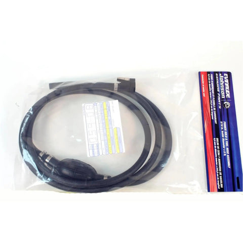 OEM 5 Sixteenth Inch Fuel Line And Primer Bulb Kit, 8 Foot Gas Hose Assembly For Evinrude Johnson OMC Outboards, Genuine Part 5008607