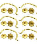 6 Piece Brass Cabinet Pulls Vintage Gold Handle With 80mm Hole Centers Traditional Bail Style Hardware for drawers