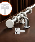 Dead Simple And Tough Vertical Blind Replacement Parts With Slick Pull Pulleys Plus Quick Fix Carrier Kits For Window Curtain Wands and Sturdy Plastic Home Office Repair Gear on a brown surface.