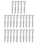 Premium 304 Stainless Steel Half Thread Hex Lag Screws Self Tapping For Wood Carpentry And Outdoor Roof Components Built To Last Beefy