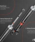 Beefed Up Rear Shocks Absorbers Pair For Nissan Altima 2007 To 2018 And Maxima 2009 To 2014 with diagram labels