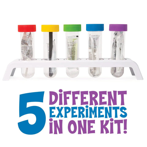 Big Box Of Ooze Labs Science Kit With 5 Safe Fun Experiments Slime Crystal Feather Instant Snow Oobleck Test Tubes For Kids Party Favors