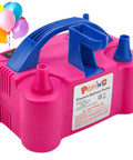 Electric Balloon Pump With Integrated Balloon Tying Tool All In One Portable Inflator Blower With Dual Nozzle
