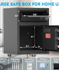 Heavy Duty Fireproof Deposit Safe With Front Drop Slot And Digital Combination Lock For Cash And Important Documents
