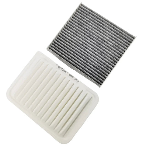 Engine Air Filter And Carbon Cabin Air Filter Combo For Toyota Corolla 2009 2019, Matrix 2009 2014, Yaris 2007 2018, Scion xD 2008 2014, Vibe 2009 2010 Direct Fit Replacement Part