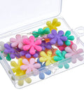 30 Piece Needle Threader Set With Clear Box Multicolor Flower Head Wire Loop Threaders For Hand Sewing And Machine Use TecUnite