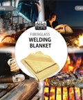 Two Pack Fireproof Welding Blanket 4x6 Ft Heavy Duty Fiberglass Heat Resistant To 1000 F Fire Retardant Insulation Shield For Welding