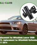 Radiator Coolant Filler Neck With Cap 1350A015 Replacement For Mitsubishi Lancer 2008-2015 And Outlander 2011-2014 shown on car