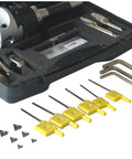 R8 Boring Head Kit With 2 Inch Head And Half Inch Shank Boring Bars 6 Piece Set With Inserts Included TBGT 06 TPGT 09 TPCT1103