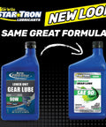 Two blue bottles of Hypoid 90W Lower Unit Gear Lube For Outboard Motors And Stern Drives Marine Grade 32 Oz