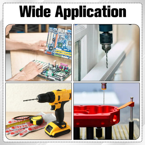 Killer 41 Piece Pin Vise Hand Drill Kit With 20 Micro Twist Bits And 20 Pcb Mini Bits For Tough Diy Crafts in use for electronics and home repairs.