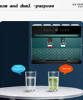 Countertop Reverse Osmosis Water Filter Dishing Up Instant Hot Water In Three Seconds with two beverage glasses.