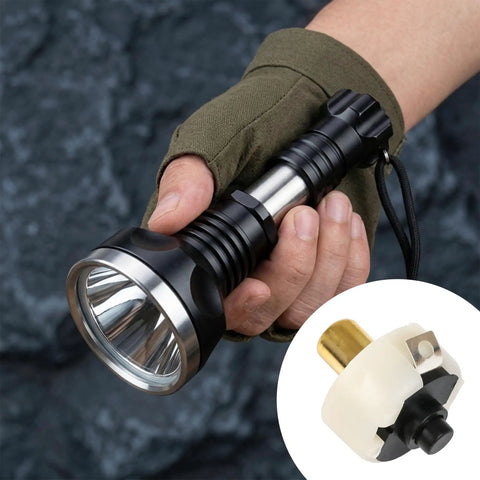Two Pack 20mm Flashlight Tailcap Switch Replacement Push Button On Off White Round Torch Switch For LED Flashlight Models Compatible And Easy Install Durable Reliable Power Switch For High Brightness Torches, white push button on flashlight