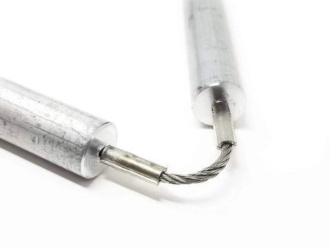 Aluminum Zinc Water Heater Anode Rod 44 Inch Flexible Eliminates Sulfur Odor Extends Hot Water Heater Life Sacrificial Rod Attracts Bacteria Helps Protect Tank Ideal For Tight Spaces Easy Install
