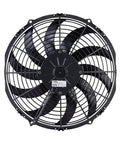 Get the Spal 30101522 Puller Fan, a 12-inch medium profile axial fan with curved blades for cooling engines.