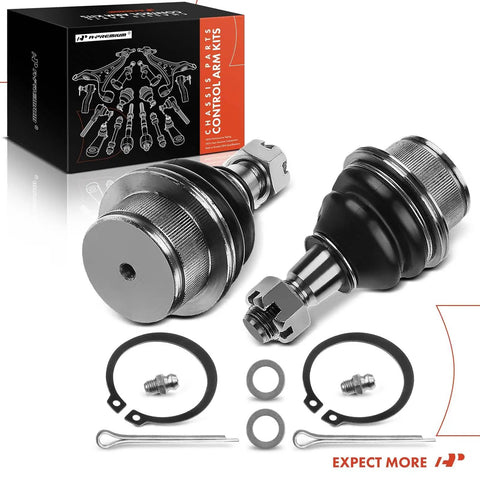 Two Pack Front Lower Ball Joints Replacement For Chevy GMC Rigs And SUVs Fits Cadillac Escalade 2002 To 2014 Escalade ESV 2003 To 2014 Avalanche 2007 To 2013 Express 1500 2003 To 2014 Silverado 1500 2004 To 2006, steel