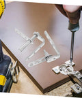 Heavy Duty Stainless Steel Pivot Hinge Set for Saloon Doors with Auto Close Function Concealed Design for Hidden Bookcase Doors being installed