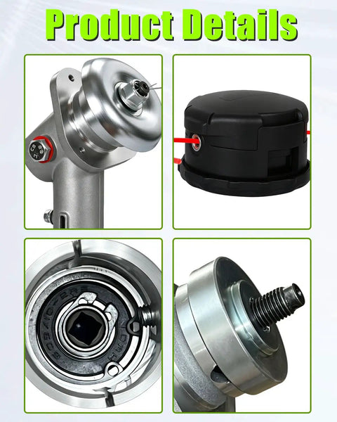 Drop In Trimmer Gear Head Gearbox Assembly Replacement For Straight Shaft Trimmers Brush Cutters And Weed Eaters detail