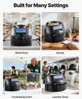 Coin Counter And Sorter Machine For US Coins With LCD Display Sorts Pennies Through Dollars At Up To 300 Coins Per Minute