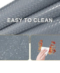 Heavy Duty Red PVC Garage Floor Mat Roll 1.5x2m Cuttable with water resistance and easy cleaning demonstration