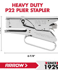 Heavy Duty Handheld Plier Stapler For Crafts Office And Insulation Accepts One Quarter Inch And Five Sixteenth Inch Staples