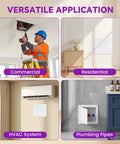 Sleek 12X12 Abs Access Panel For Drywall And Ceiling Plumbing Repair Cover showcased in various applications.