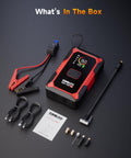 4 In 1 Jump Starter With Air Compressor And Tire Inflator, 4000A Car Battery Booster, 160 PSI Tire Pump, accessories included