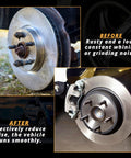 Rear Wheel Bearing Hub Assembly For Ram ProMaster 1500 2500 3500 Fits 2014 2015 2016 2017 2018 2019 Beefed Up Heavy Duty Wheel Hub Replacement Kit OEM Style Ready To Roll 3.0L Engine installed before and after comparison