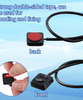 Four Pack Momentary Push Button Switches 12V 24V Surface Mount Instant Activation On Off Horn Button Set For Car Horns Industrial Control And Electronic Project Experiments, front and back view