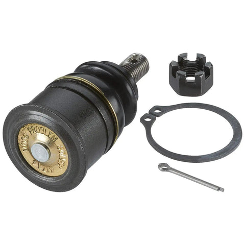Front Lower Suspension Ball Joint Fits Honda Civic, Acura Integra, And CRV For 1992 To 2000 Civic, 1993 To 1997 Del Sol, 1994 To 2001 Integra, 1997 To 2001 CRV Beefy Heavy Duty Replacement For Smooth Handling And Easy Install. Front lower ball joint kit with cotter pin, castle nut, and snap ring.
