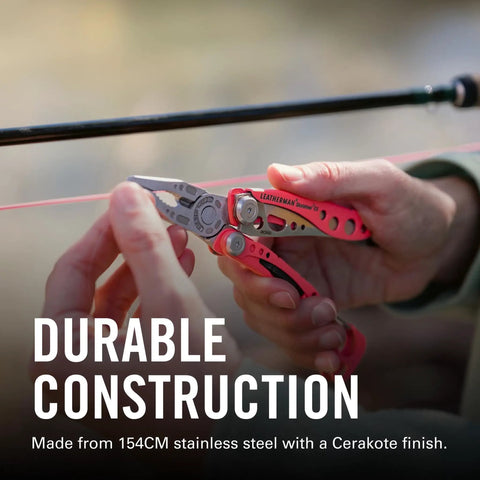 Skeletool 7-In-1 Go-To Lightweight Minimalist Multi-Tool For Everyday Carry Home Garden And Outdoors Stainless Steel in use outdoors