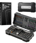 All In One Magnetic Screwdriver Set Saker 66 In 1 Portable Ratcheting Kit with detachable handle and multi-bit design