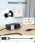 12V 2A DC Power Adapter For Digital Pianos And Portable Keyboards Replacement PA130 PA130B Charger That Powers Your Keys Smoothly And Safely With 100V 240V Input, 6ft cable