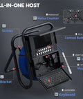 Heavy Duty 7 Inch Pipeline Inspection Camera With 20 To 50 Meter Cable DVR Sewer Scope Industrial Borescope Video System displaying control buttons and screen.