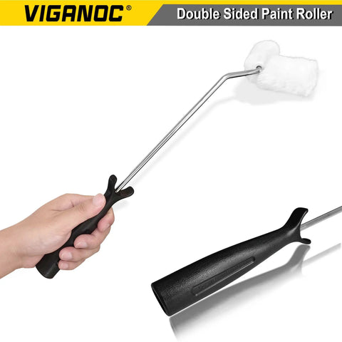Pro Grade Small Paint Roller Kit Packed With One Frame And Ten Premium Covers tailored for tight spots and wide surfaces.