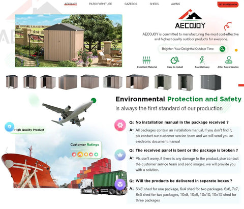 Beefy Outdoor Storage Shed 4x6 Metal Garden Shed With Lockable Doors for Backyard Patio and Outside Use next to patio furniture