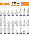 Ultimate Hex Spacers And Standoffs Hardware Kit With 430 Pcs Stainless Steel M3 Metric Bolts Nuts Washers displayed
