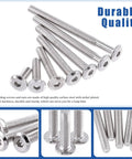 M6 Hex Drive Socket Head Cap Screws Kit 16 25 35 45 55 65 75mm Nickel Plated Allen Bolts And Nuts for furniture assembly