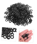 500 Piece Spring Wave Washers Assortment Set For Machinery And Hardware Includes Compression Washers And Gasket Kit Durable Steel Wave Washers For Thrust Load Auto Repairs DIY Projects And Home Maintenance High Precision Fit, black wave washers