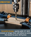 16 Inch By 24 Inch Drill Press Table Setup Kit With Pro Grade Fence for 12 Inch or Larger Drill Presses in action