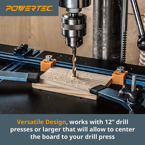 16 Inch By 24 Inch Drill Press Table Setup Kit With Pro Grade Fence for 12 Inch or Larger Drill Presses in action