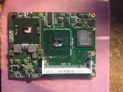 COM Express Basic Core 2 Duo single unit, GBit Ethernet, 2x SODIMM sockets, industrial embedded PC, Model 052114 D-64711, carrier board