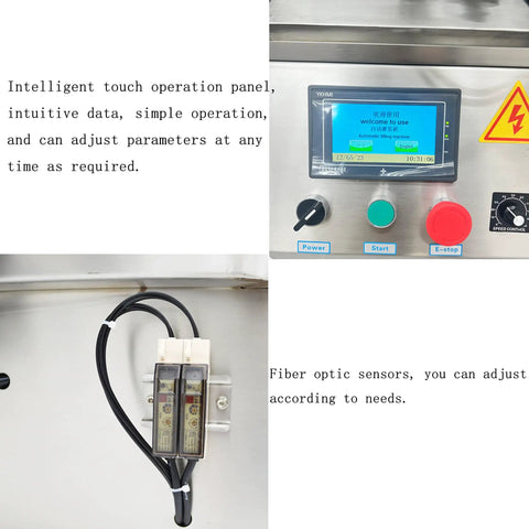 Plug And Play Automatic Liquid Filling Machine With Magnetic Pump And Four Stainless Nozzles Handles Five To One Thousand Milliliter Bottles fast touch panel and fiber optic sensors.